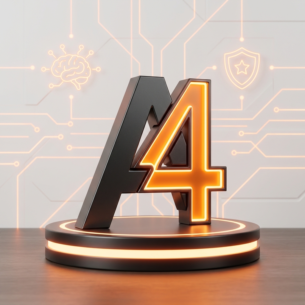 Emblema 3D A4 IA Diagnóstico e Contato